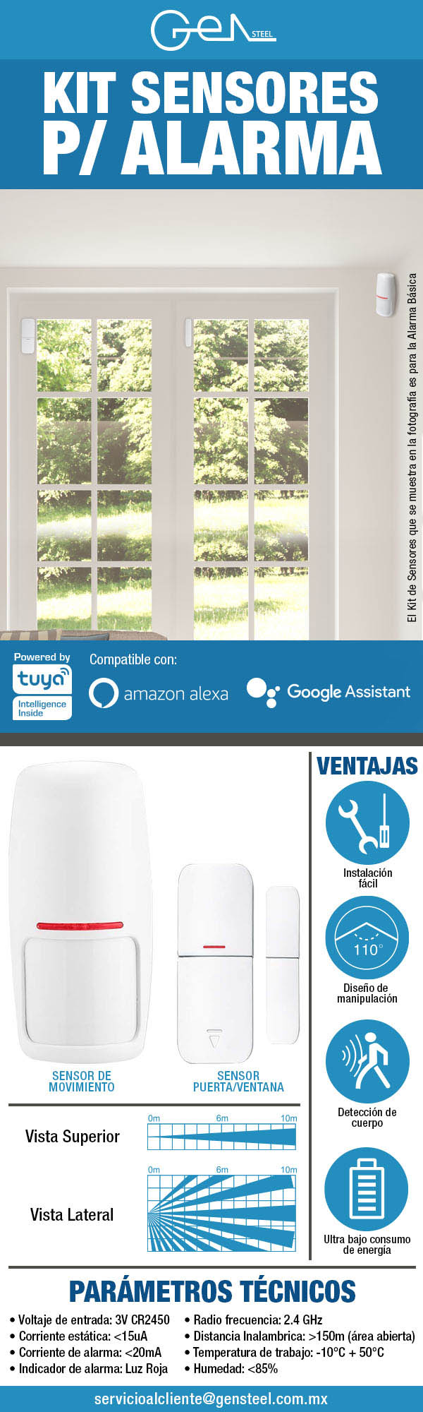Kit de Sensores Gen Steel